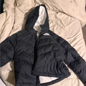 Nike White Puffer Jacket